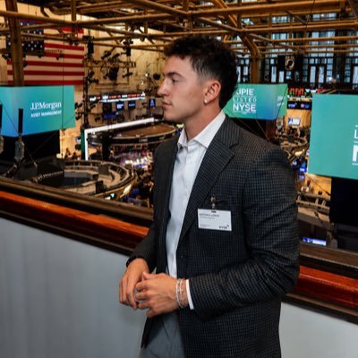 Matt Loeber at the New York Stock Exchange